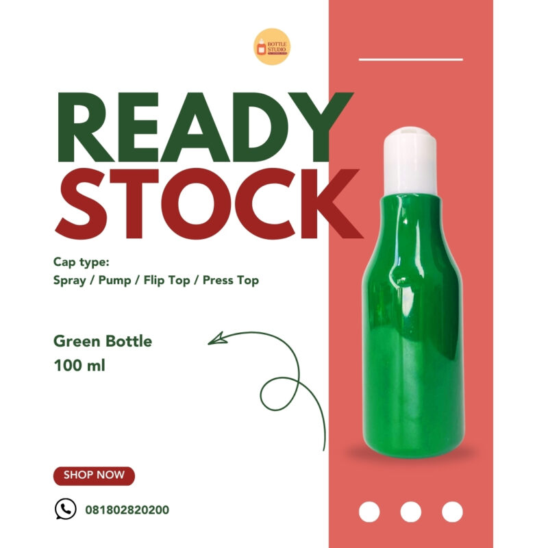 Botol 100 ml Green