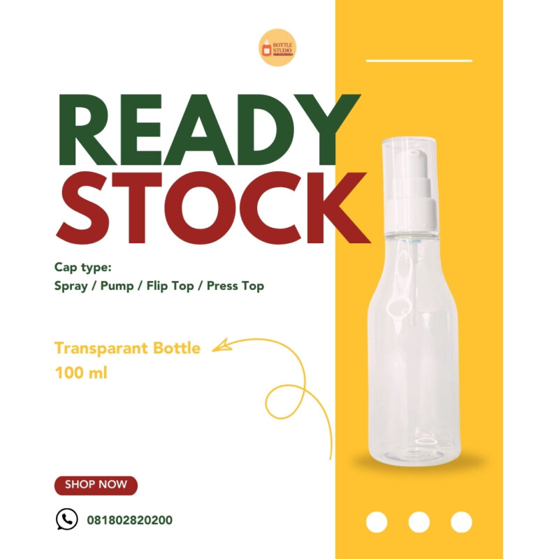 Botol 100 ml Transparan